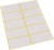 Etikett, 25x50 mm, 60 etikett/csomag