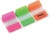 Jelölőcímke, műanyag, megerősített, 3x22 lap, 25x38 mm, 3M POSTIT, vegyes